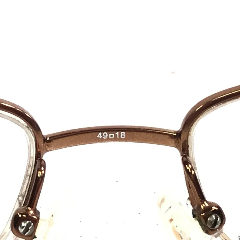 Blue Moon BM 561 BR Eyeglasses Sunglasses Frames Brown Rectangular Half Rim 135